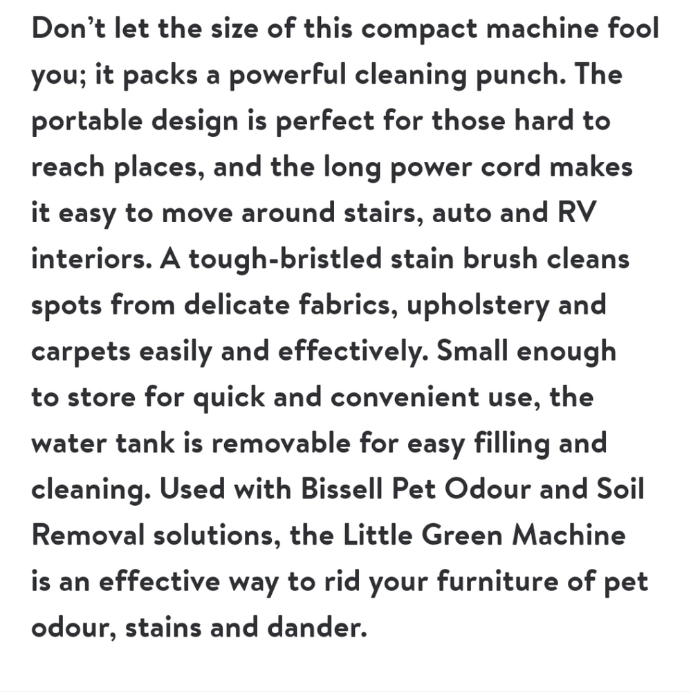 Little Green Machine Carpet Cleaner - Picture 6 of 9